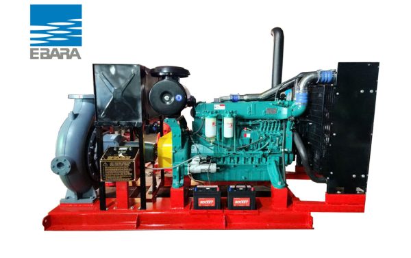 BƠM CHỮA CHÁY RỜI TRỤC ĐỘNG CƠ DIESEL EBARA