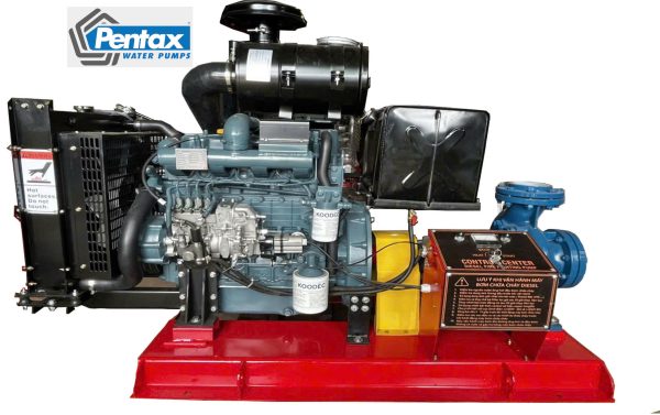 BƠM CHỮA CHÁY RỜI TRỤC ĐỘNG CƠ DIESEL PENTAX