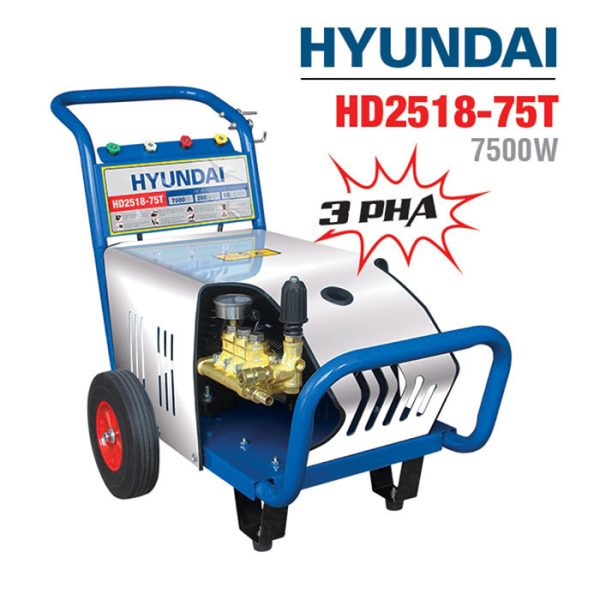 MÁY XỊT RỬA CÔNG NGHIỆP HYUNDAI HD2518-75T (7.5KW, 3 pha)