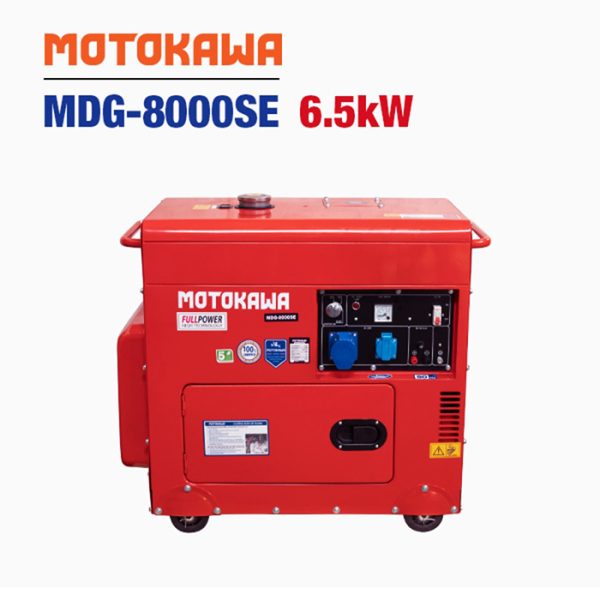 MÁY PHÁT ĐIỆN CÁCH ÂM MOTOKAWA MDG-8000SE (6.5KW)