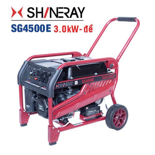 MÁY PHÁT ĐIỆN SHINERAY SG4500E (3KW có đề)