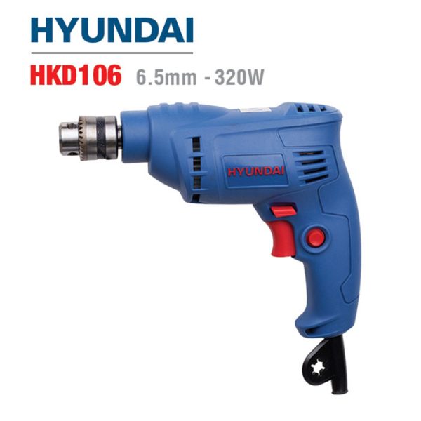 MÁY KHOAN ĐIỆN CẦM TAY 6.5mm HYUNDAI HKD106
