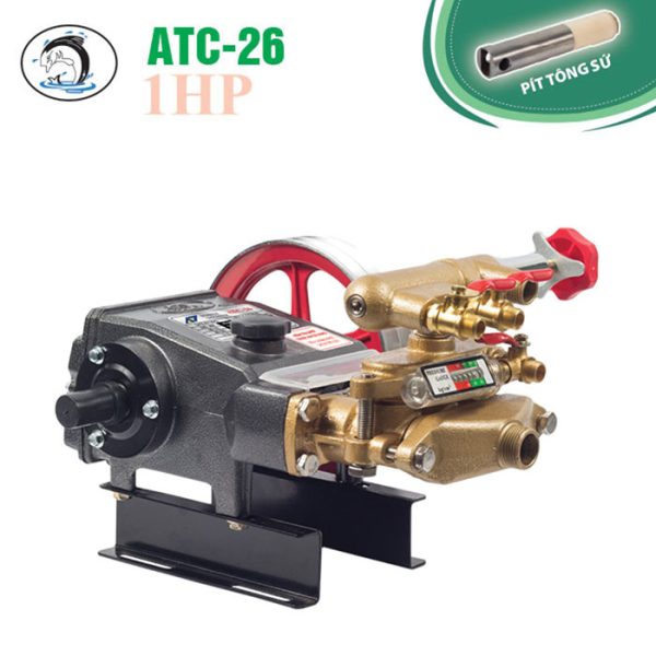 ĐẦU BƠM CAO ÁP PISTON SỨ ATC-26 (1HP)